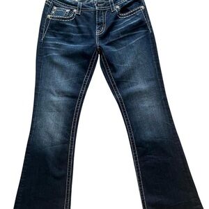 Miss Me Dark Blue Boot Cut Jeans